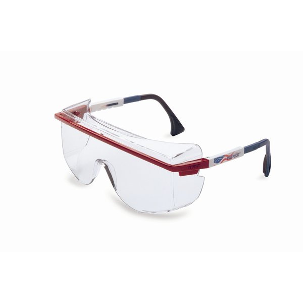 Honeywell Uvex Astrospec OTG 3001 Series Safety with Patriot Frame and Clear Lens S2530C